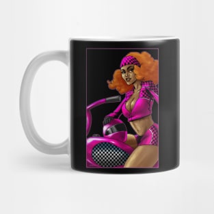 Pink Race Rider Mug